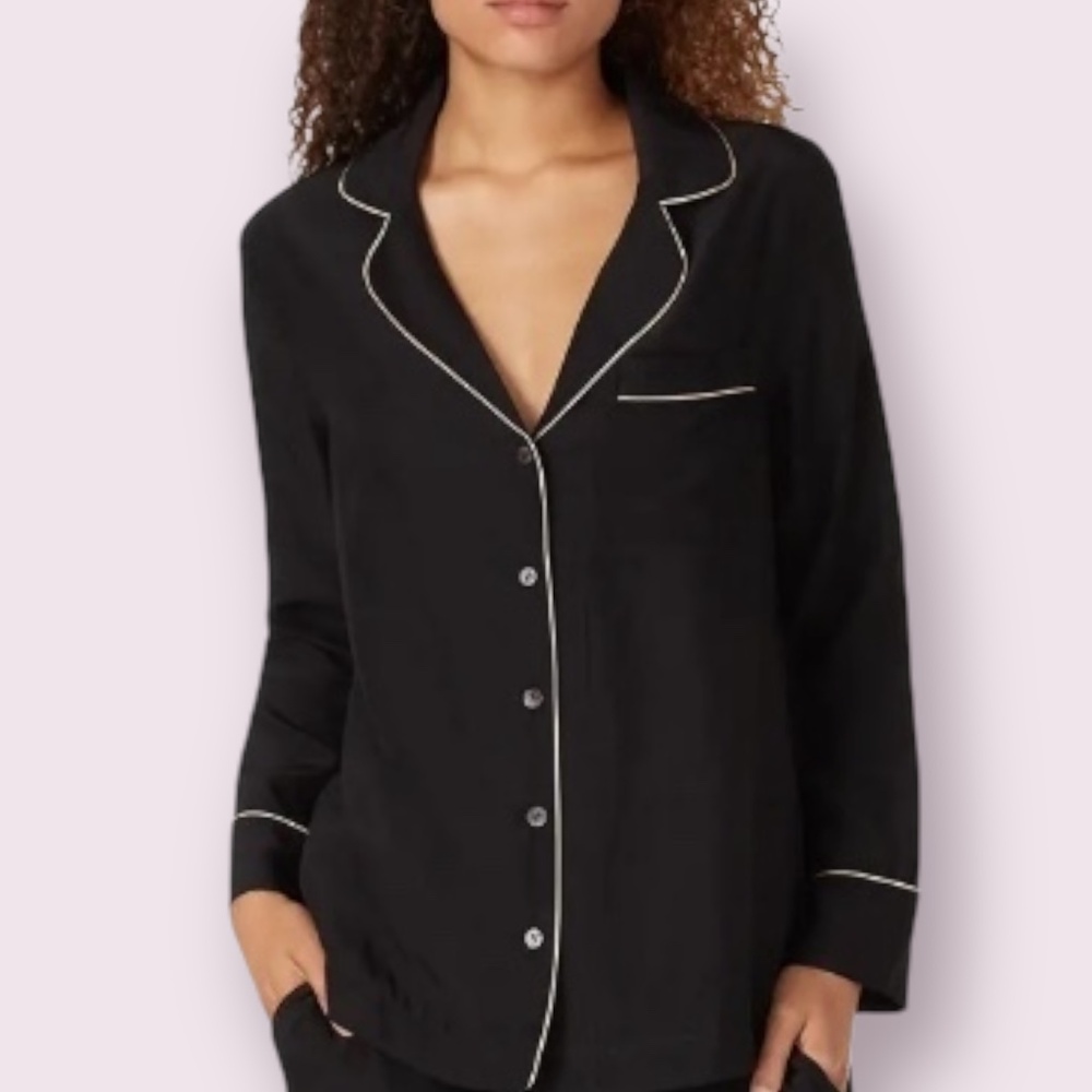 Kiki De Montparnasse Silk PJ Top